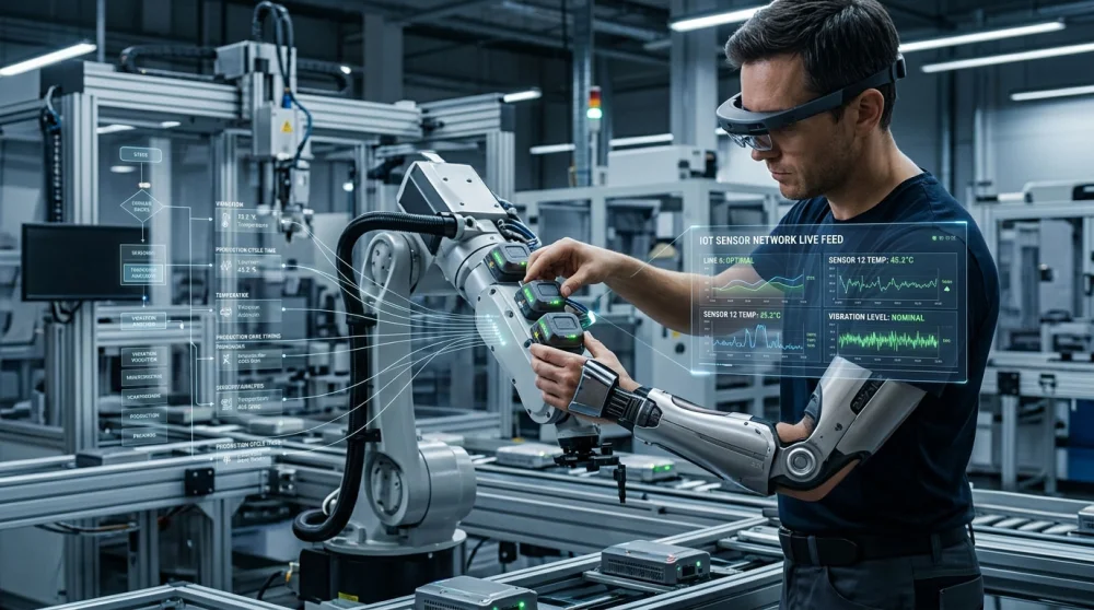 Fabrika Zeminine IoT Sensör Kurmak